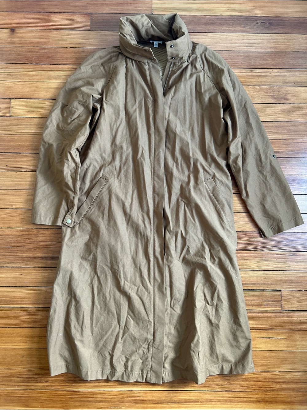 Garnet Hill Brown Trench Coat